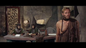 Planet of the Apes Taylor on trial Charlton Heston