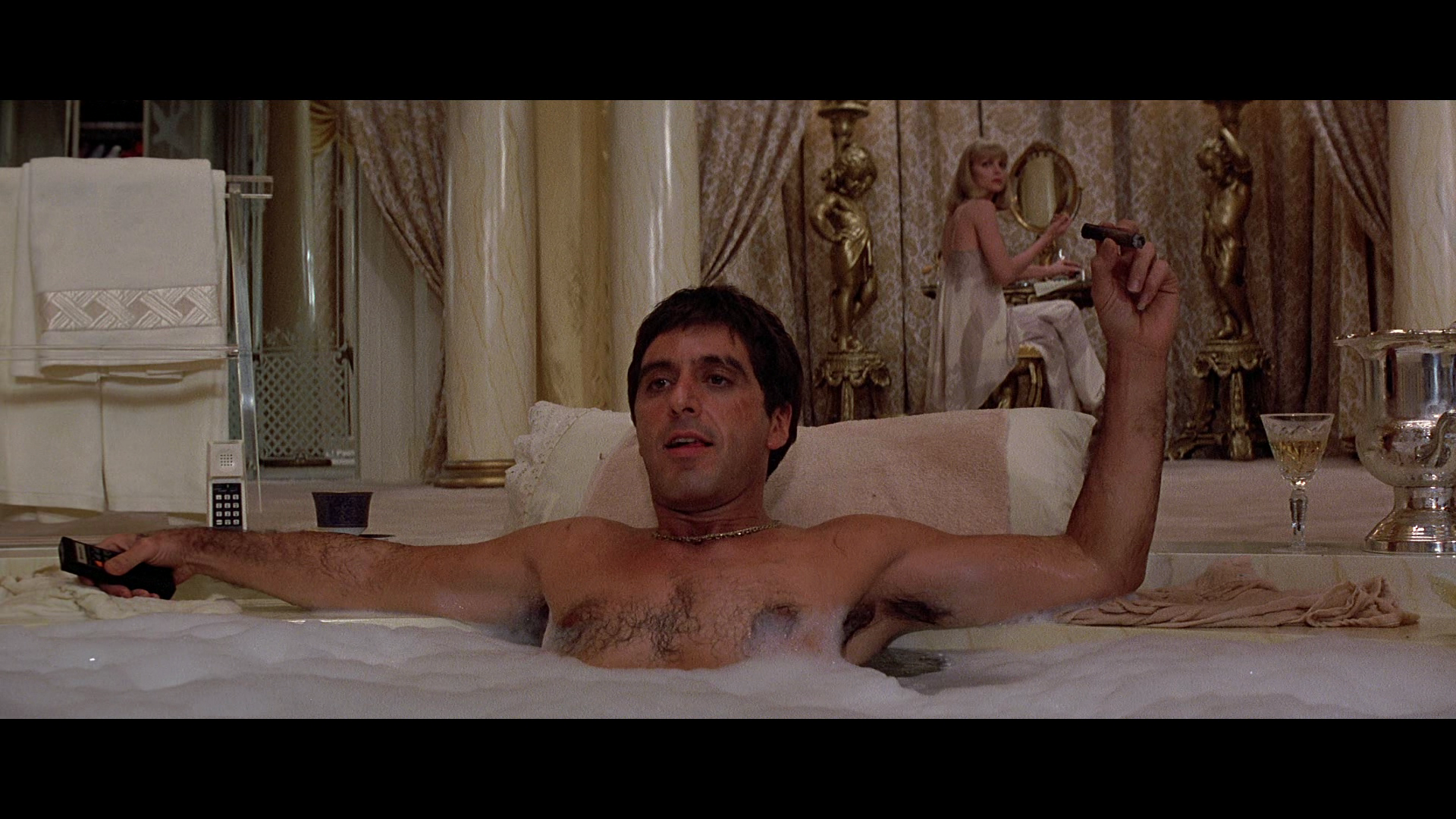 With the advent of cable television and VCRs, "Scarface" was give...